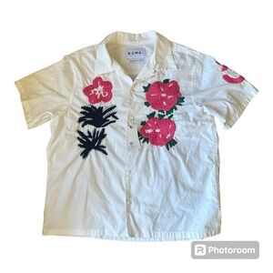 NOMA Work By Hand Men’s Flower Shirt NWT